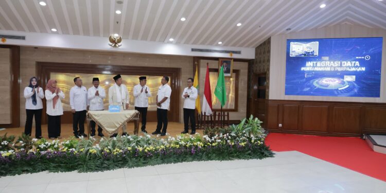 Luncurkan Integrasi Data Pertanahan dan Perpajakan Kota Tangerang, Menteri Nusron: Satu Sistem, Transparansi, Tanahnya Terlindungi