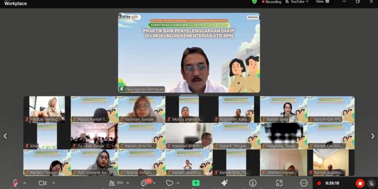 Menuju Predikat SAKIP A, Kementerian ATR/BPN Fokus Perkuat Tujuh Pra-Kondisi