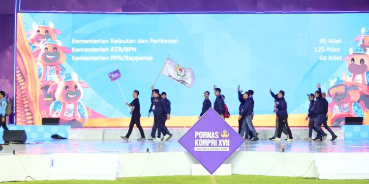 PORNAS XVII KORPRI Resmi Dibuka, Kementerian ATR/BPN Siap Perebutkan Juara di 7 Cabang Olahraga