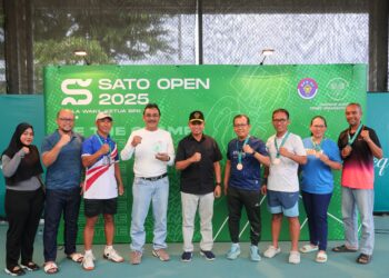 Kementerian ATR/BPN Raih Juara III Bersama pada Turnamen Tenis Antarinstansi SATO Open 2025 Piala Wakil Ketua BPK