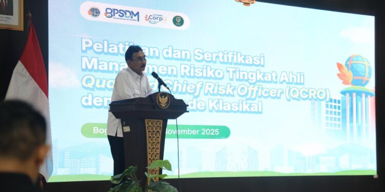 Sertifikasi Manajemen Risiko, Sekjen Kementerian ATR/BPN Tekankan Pentingnya Pengambilan Keputusan Berbasis Risiko bagi Pimpinan