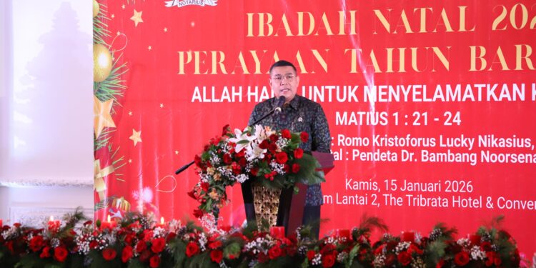 Hadiri Perayaan Natal, Wamen Ossy: Notaris dan PPAT Punya Peran Strategis Hadirkan Negara bagi Masyarakat