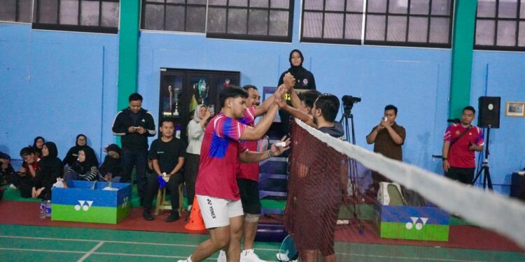 Ikuti Kejuaraan Bulutangkis HUT ke-54 KORPRI, Kementerian ATR/BPN Melaju ke Semifinal